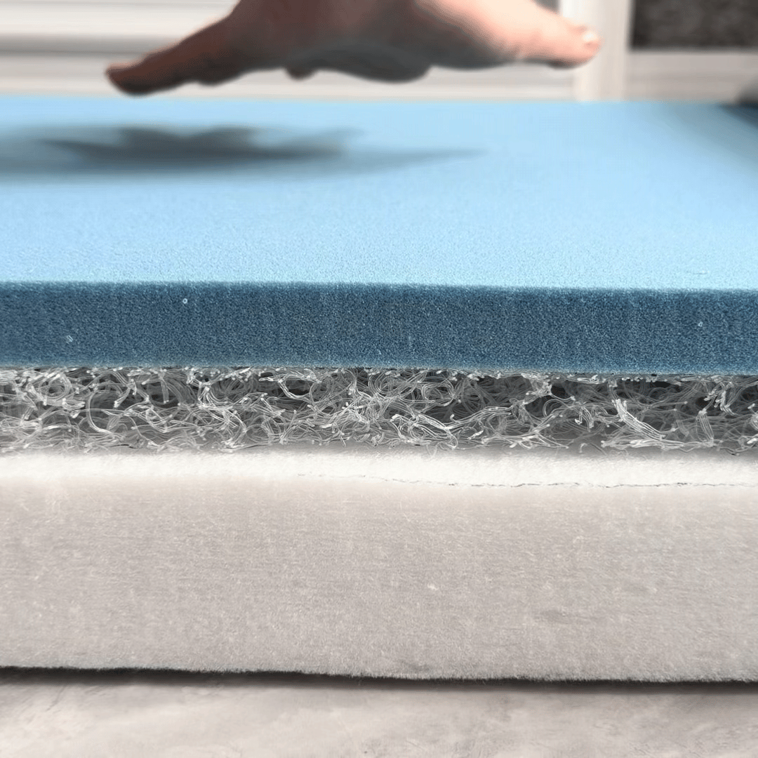 Air fiber breathable pet mattress