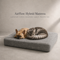 Air fiber breathable pet mattress